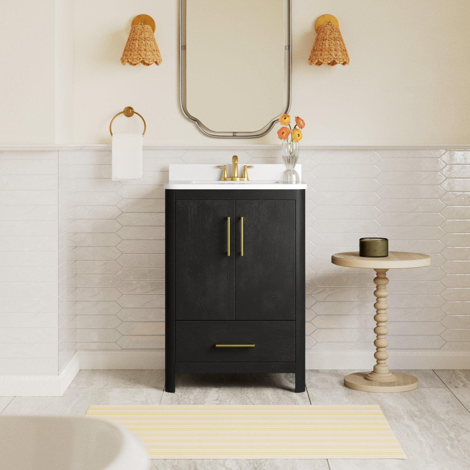 Austin 24 Single Bathroom Vanity with Top