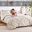 Solayne Boho Tufted Duvet Cover Set – Textured Geometric Pattern, Corner Ties & Zipper Closure-111548995-111548997