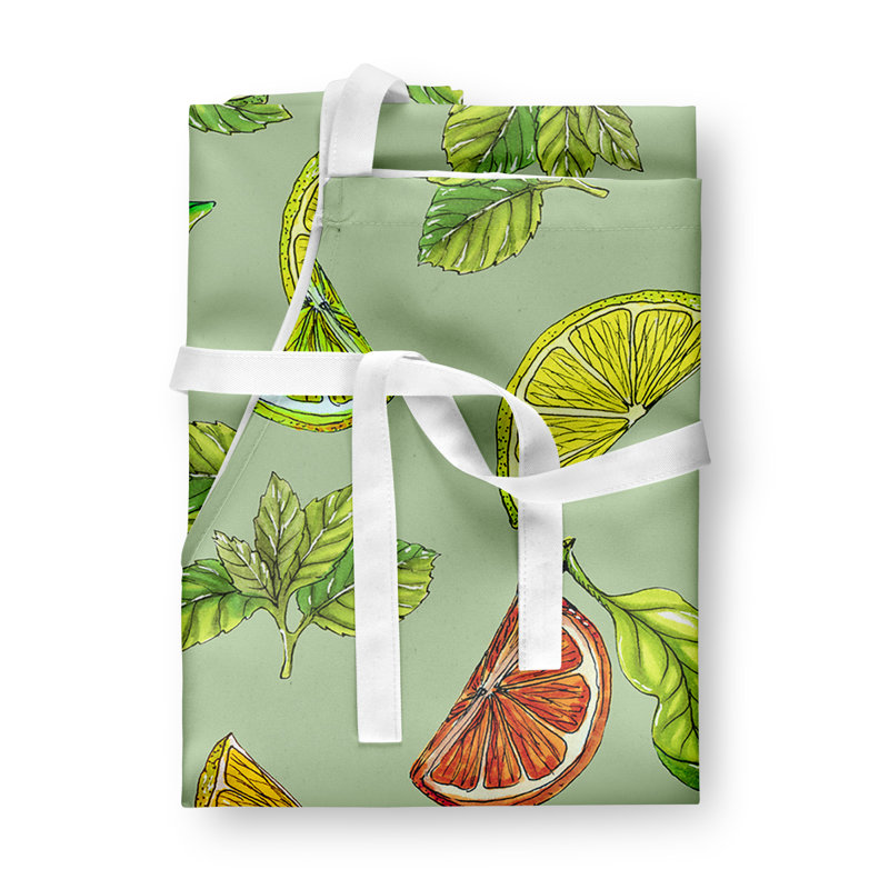 Tablier de citron, Vert / jaune / brun