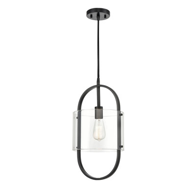 Luminaire suspendu cylindrique à 1 lumière Lataya