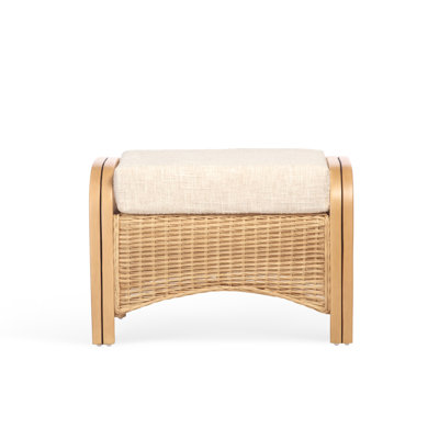 70cm Wide Solid Colour Footstool Ottoman