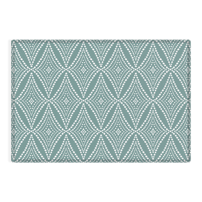 Tapis rectangulaire en Jeanette avec envers antidérapant, Rectangle 2 pi x 3 pi