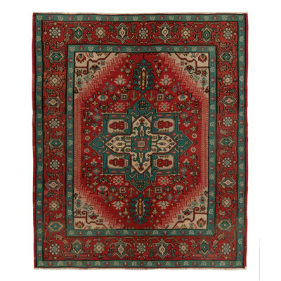 Hand Knotted Wool Floral Area Rug