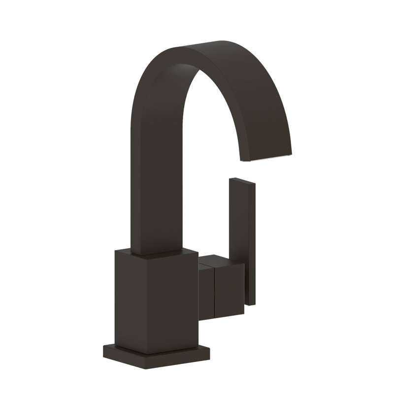 Secant Single Hole Bathroom Faucet with Drain Assembly, Oil Rubbed Bronze