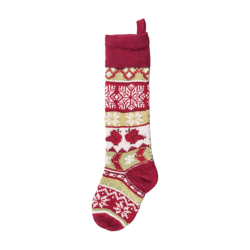 Chaussette d'hiver en tricot Cardinal