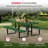Leisure Craft Standard Outdoor Picnic Table-13673051-13673055