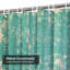 Rideau de douche rétro imperméable rétro en toile de parchemin rétro avec 12 crochets-916949845