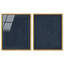 Deep Blue Set High-Gloss Frameless Acrylic Glass Wall Art Abstract Print by Oliver Gal, Ready to Hang, 16 x 20-528087904-528087918