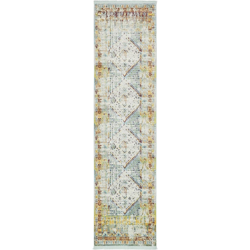 Oriental Indoor Rug, Runner 2'7" x 10'