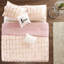 Édredon simple / simple TG en rosé avec motif géométrique doré et doré pour le confort-120218472-120218468