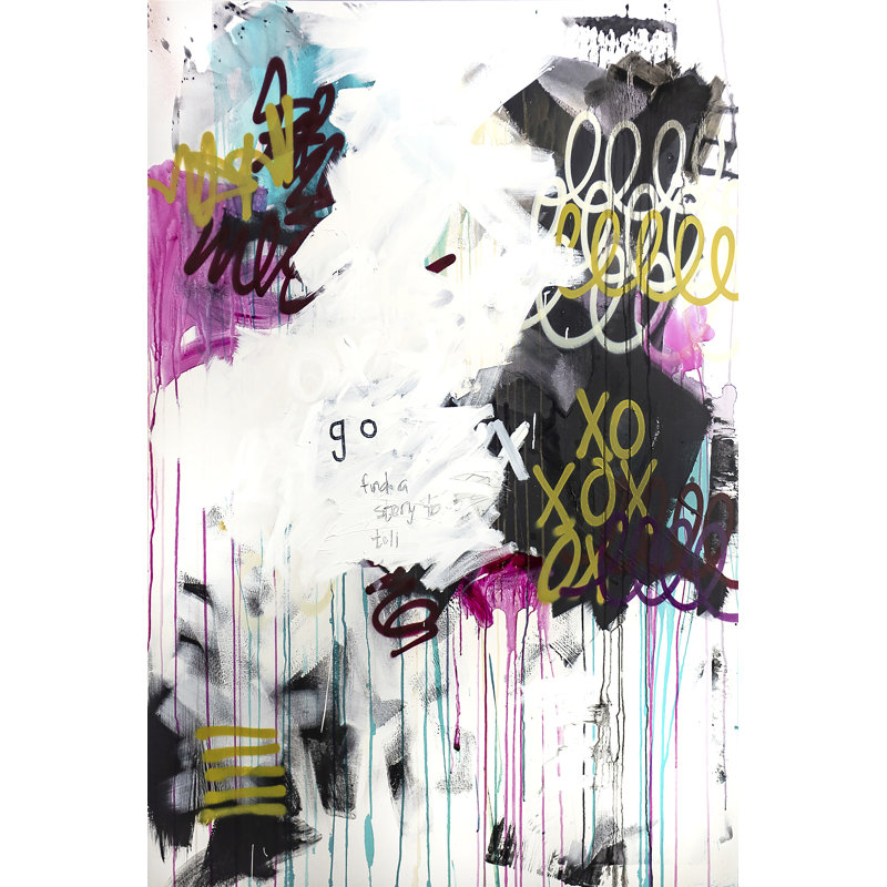 «Erbie Find A Story On Canvas» par Kent Youngstrom, reproduction, H 18 po x l 12 po