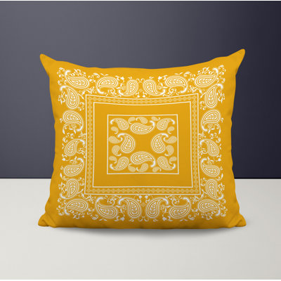 Outdoor Reversible Throw Pillow