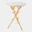 Coral Tripod Marble End Table