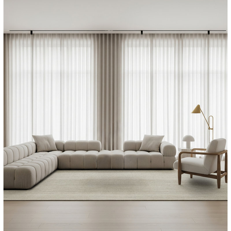 Nayash Collection Hand Tufted Area Rug, Off White, Rectangle  8 X 10 (FT)