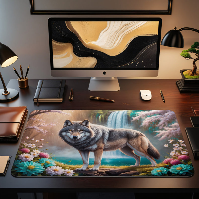 Polyester Desk Pad, 23.6x13.8
