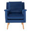 Fauteuil large en velours 28,74 po-1120701217