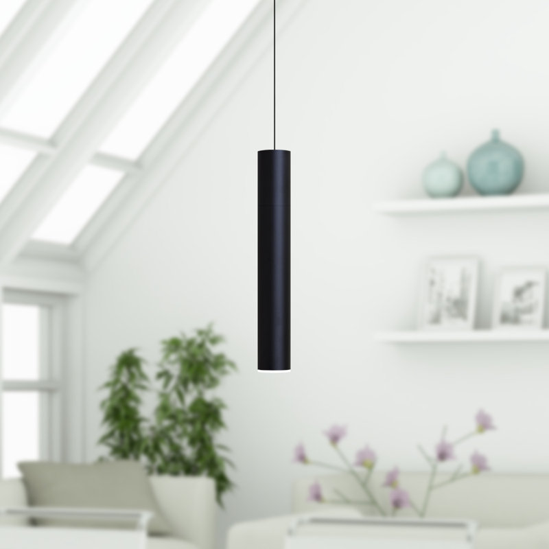Chambery 1 - Light LED Single Pendant, Black