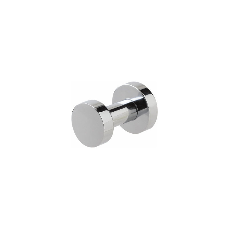 Euro Single Robe Hook, Polished Chrome