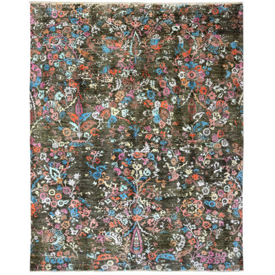 Erased One-of-a-Kind 7'11" X 9'11" Area Rug