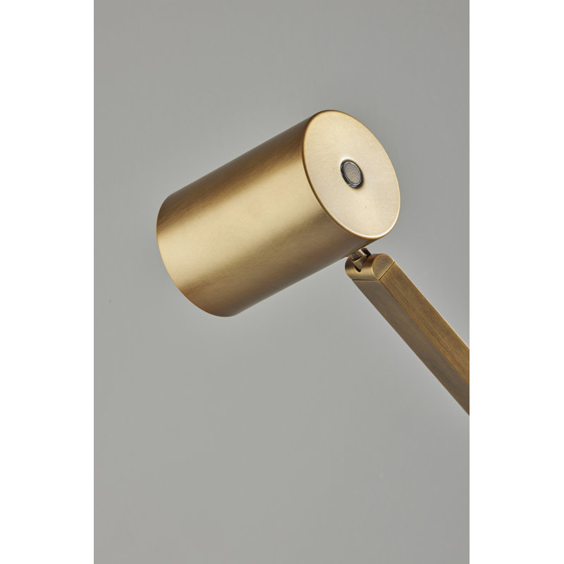 Cardie 48'' LED Task Floor Lamp, Bronze Finish