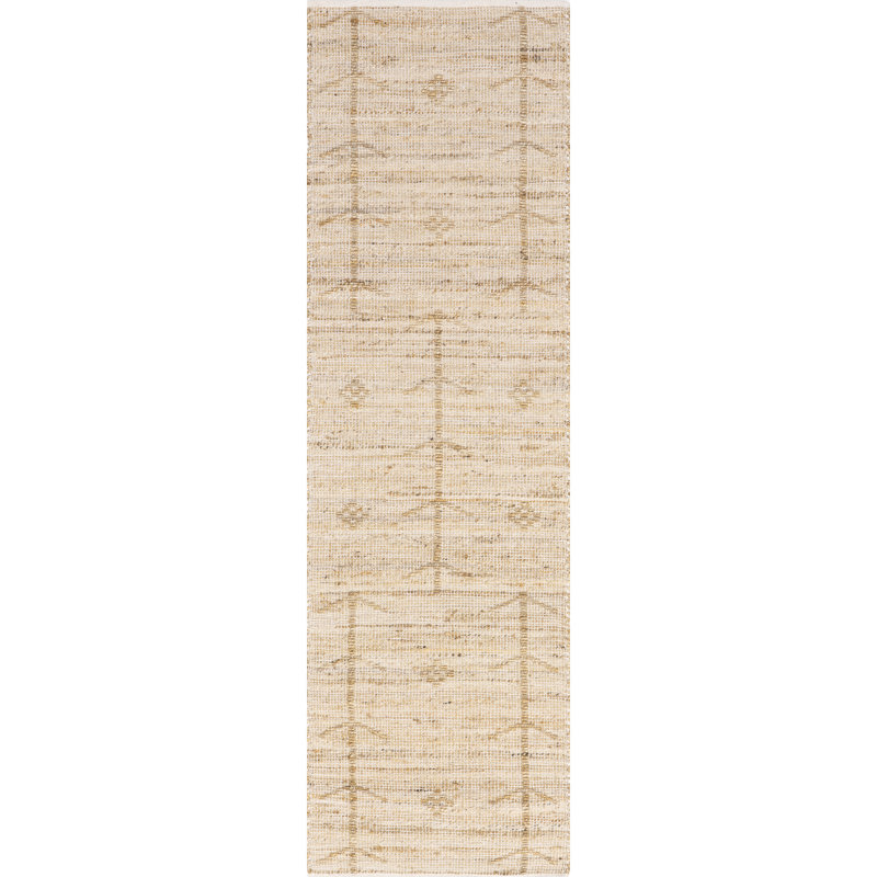  Tapis en coton / jute Amaranth Arrow, Tapis de couloir 2 pi x 8 pi