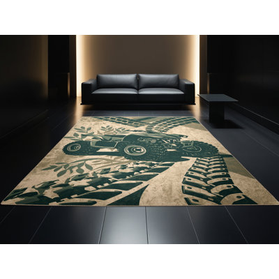 Tapis moelleux moelleux à motif quadruple Efimov