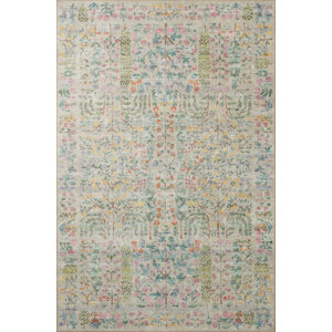 Rifle Paper Co. X Loloi Maison Grove Khaki Area Rug