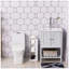 Armoire à papier hygiénique, armoire de coin de petite salle de bain avec portes et tablettes, organisateur de rangement mince pour shampooing et plus encore