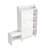57" Modern Narrow Hidden Shoe Storage Cabinet Organizer With Bench For Entryway With 3 Flip Drawer-519705721