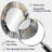 Abstract Shapes And Infinity Lines III - Gold Oval Wall Mirror Decor-1935248913