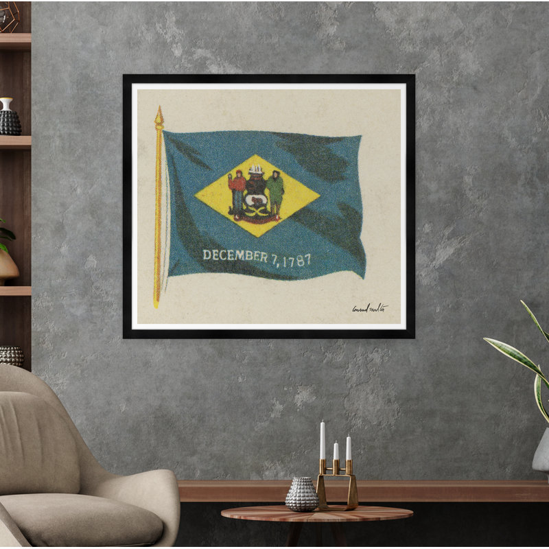 Delaware Print, Black