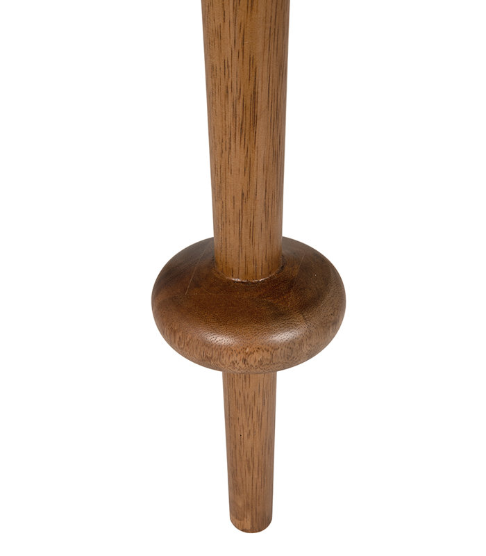 Foster Solid Wood End Table, Dark Walnut