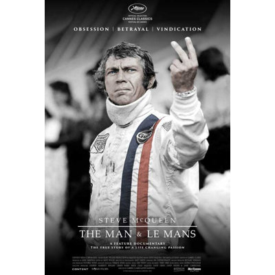 Steve Mcqueen, «The Man and Lemans», affiche de film (27 x 40), article MOVIB15545