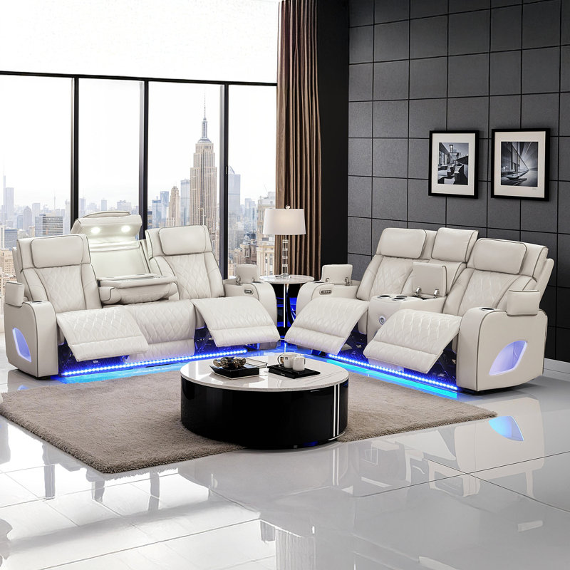 Ensemble de salon inclinable 2 pièces Fortuner