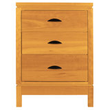 Franklin 3 - Drawer Solid Wood Nightstand