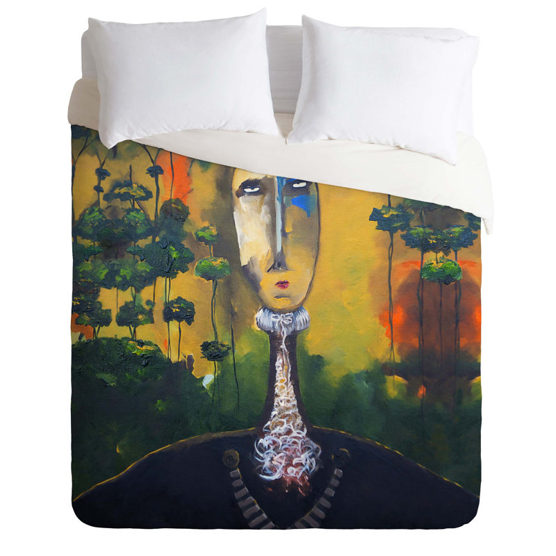 Robin Faye Gates Polyester Duvet Cover, King Duvet Cover + 2 King Shams