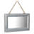 Muro Metal Flat Wall Mirror