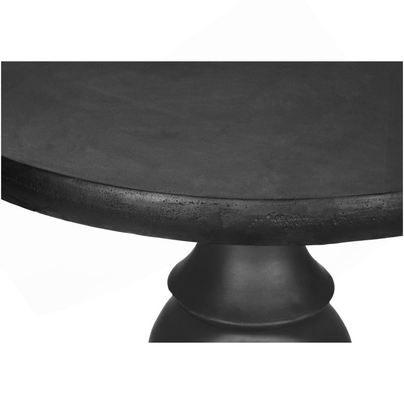 Table d'appoint, H 25 po, intérieur ou extérieur, chambre à coucher, bout, salon, table de chevet, ronde, table d'appoint, transitionnel