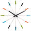 Plug Inn Metal Wall Clock-86638183