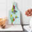 Ambesonne World Map Tempered Glass Cutting Board Countries and Oceans Multicolor