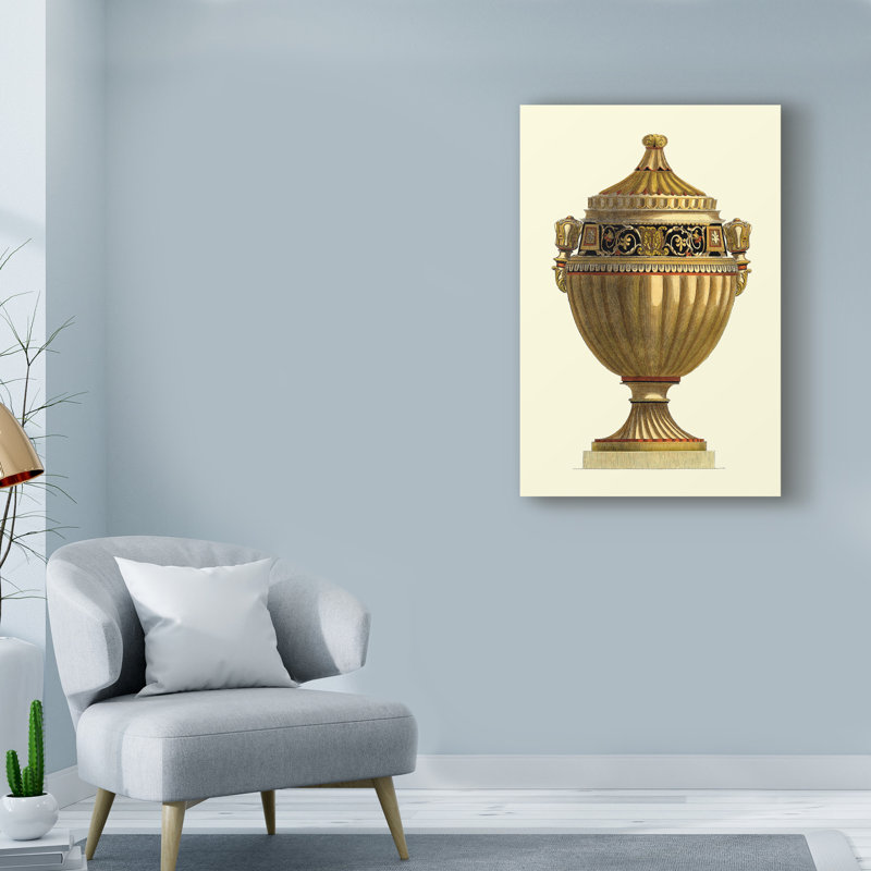 « empire urn iv », reproduction d’impression sur toile tendue, H 19 po x l 12 po x P 2 po