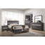 Commode 7 tiroirs Matrix Traditional en bois gris sur place-1132720501