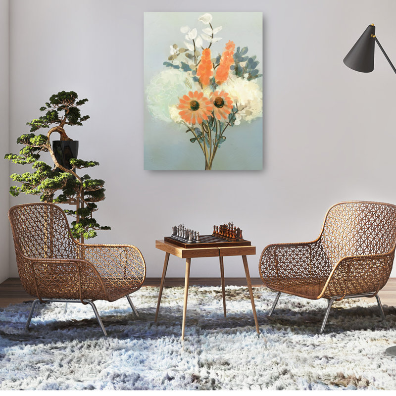 Painted Ladies I 14" x 11" Canvas Art Print