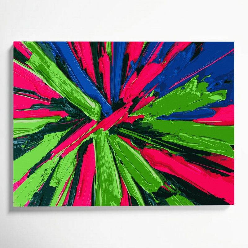Neo Expressionism 81 Gray Canvas Wall Art