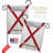 Double Sided 18.5'' H x 13'' W Polyester Flag Set
