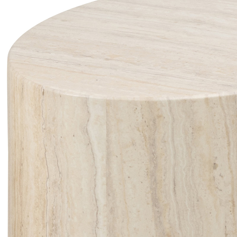 Burmaster Side Table, Travertine
