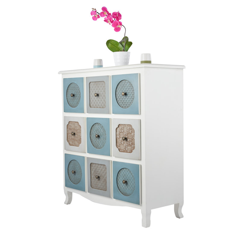 Poquito 100cm W 9 - Drawer Chest of Drawers