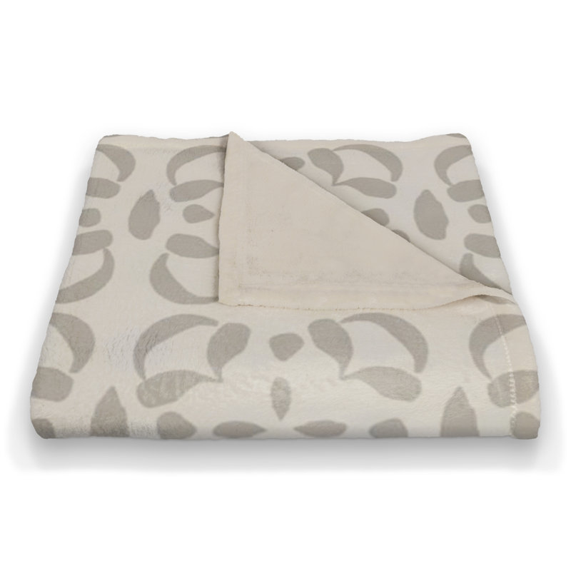 Hand Woven Throw Blanket, Gray