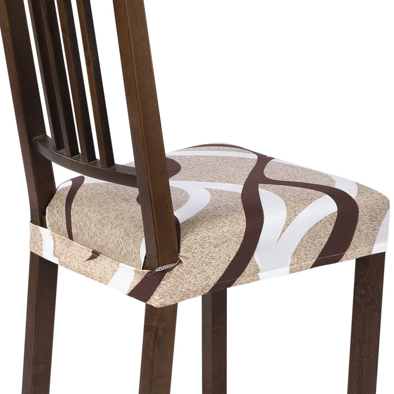 Ensemble de 6 housses de chaises de salle à manger extensibles, douces et amovibles, lavables