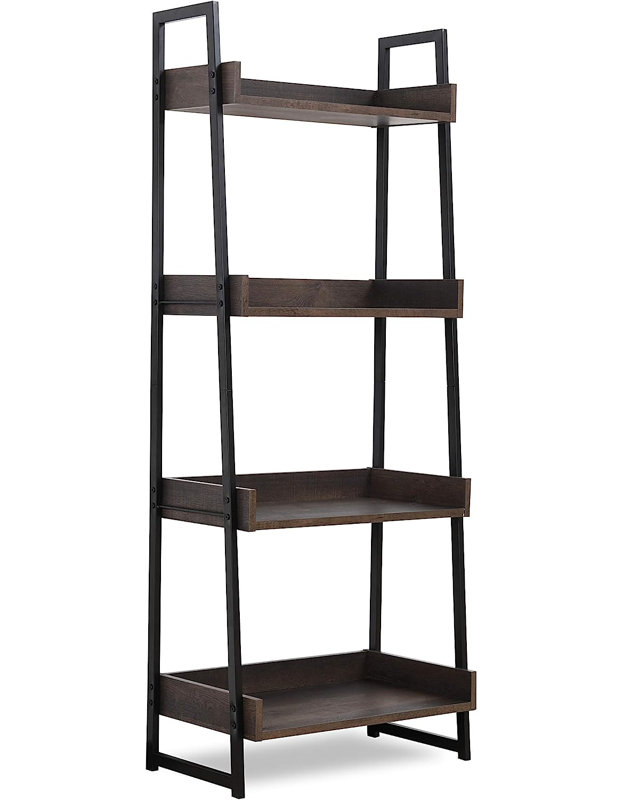 Adeoluwa 60'' H x 23.6'' W Ladder Bookcase